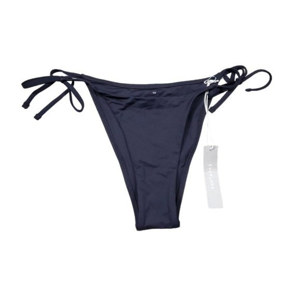 Everlane ReNew The String Bikini Bottom Black Women's Size XXS NWT Sustainable